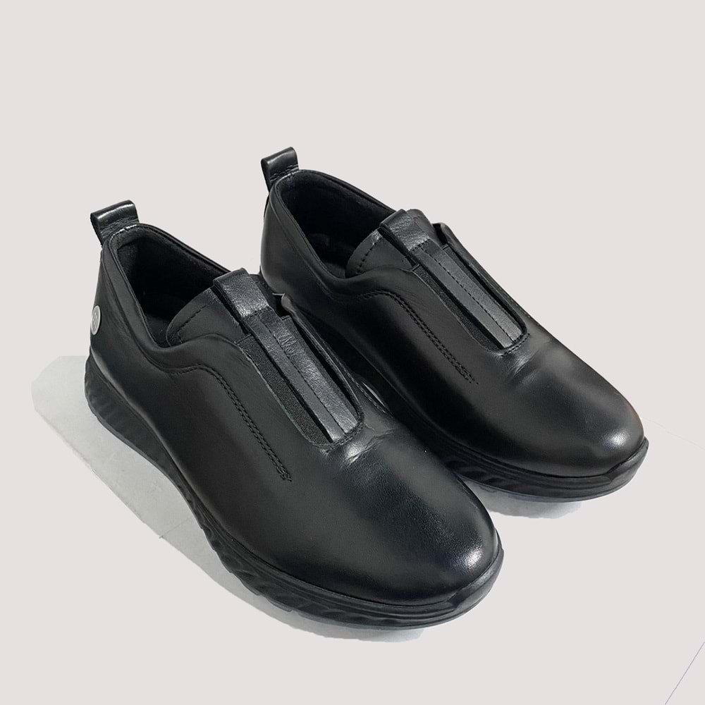 Mammamia D23KA-6325 Deri Kadın Günlük Ayakkabı 36 SİYAH