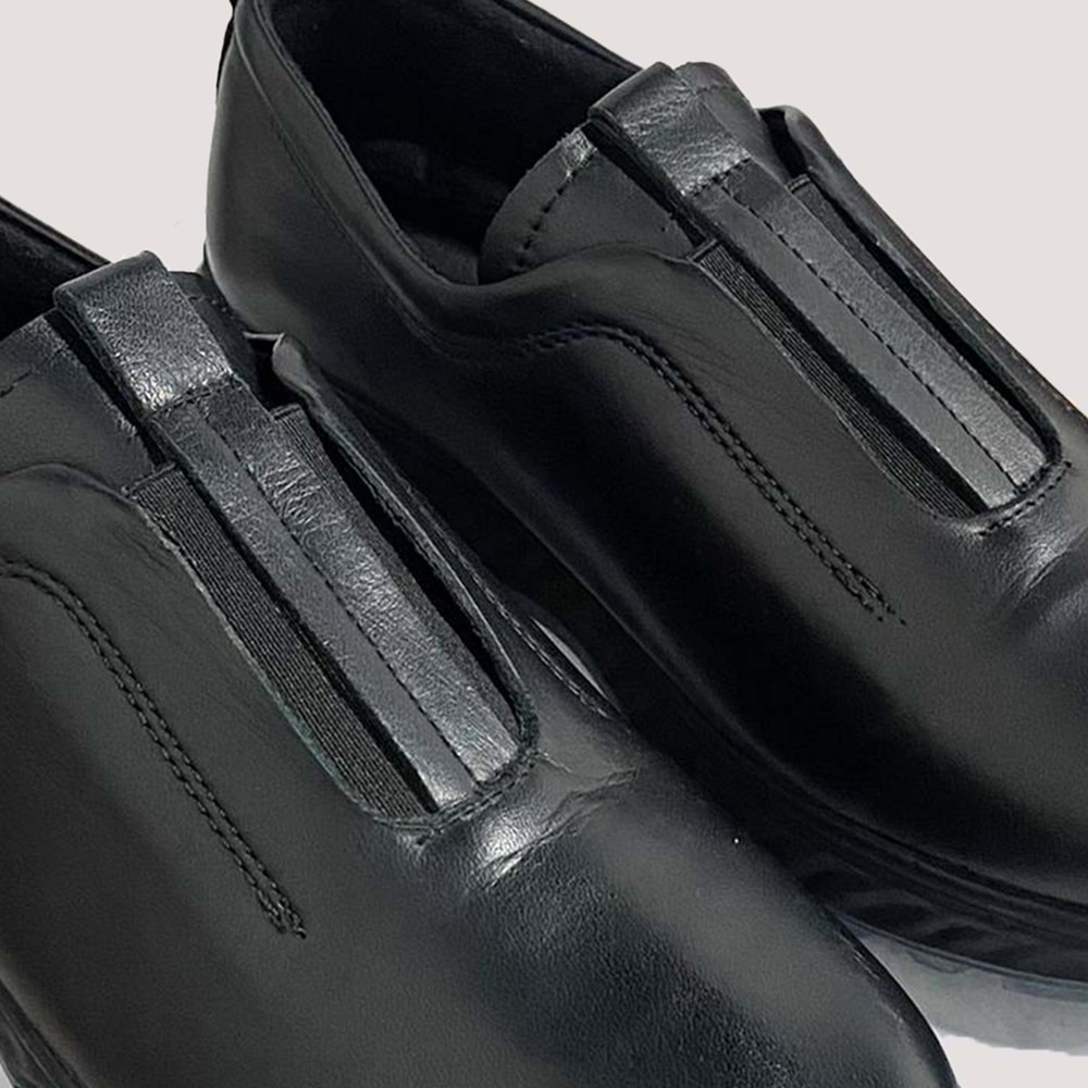 Mammamia D23KA-6325 Deri Kadın Günlük Ayakkabı 36 SİYAH