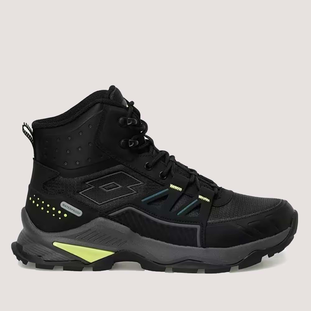 Oscar High WP 3PR Outdoor Erkek Waterproof Bot 43 SİYAH-SARI