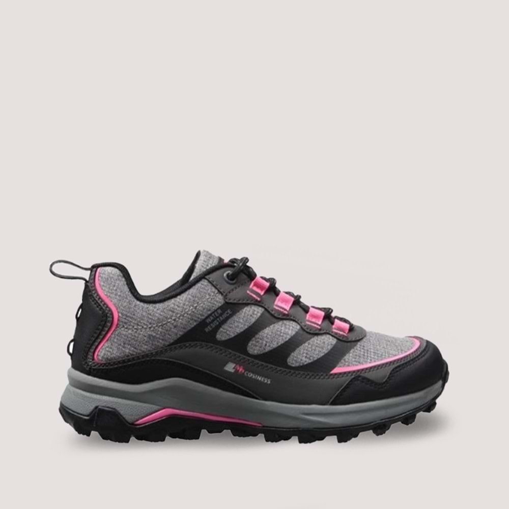 1214 Kadın Outdoor Trekking Spor Ayakkabı 38 GRİ-PEMBE