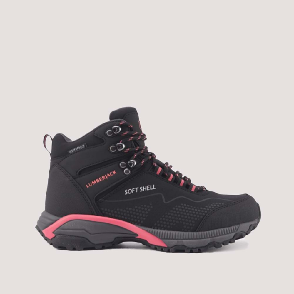 Lumberjack Fest Hi 3PR Unisex Waterproof Bot 38 Siyah-Pembe