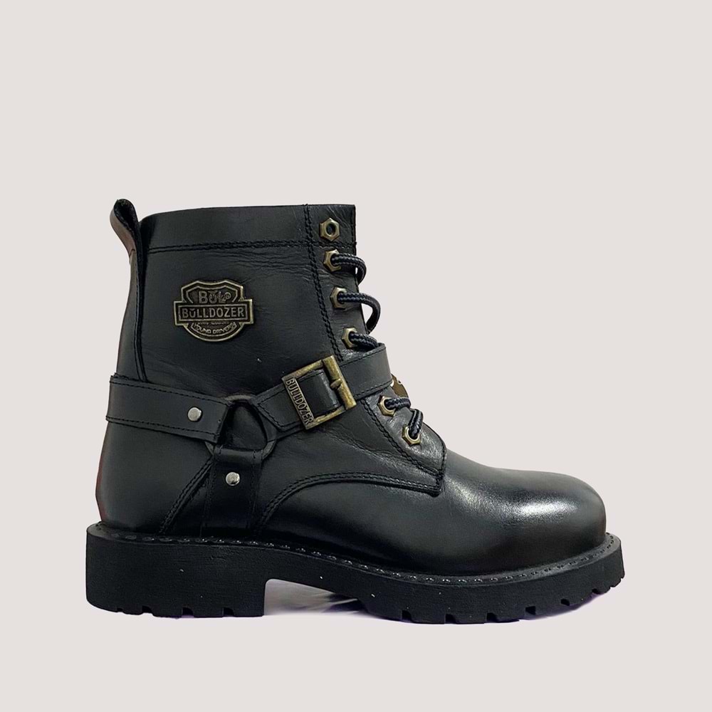 Erkek Fermuarlı Deri Bot 230336 44 SİYAH