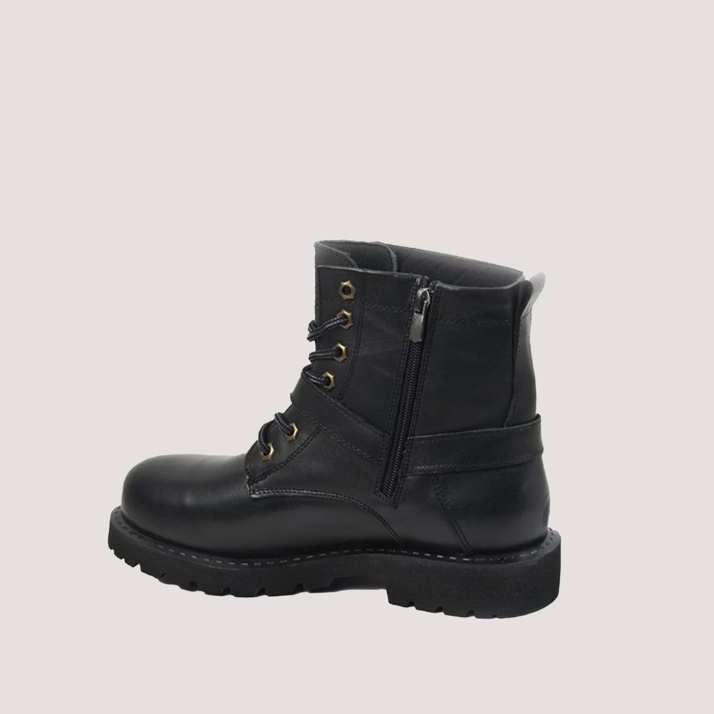 Erkek Fermuarlı Deri Bot 230336 44 SİYAH