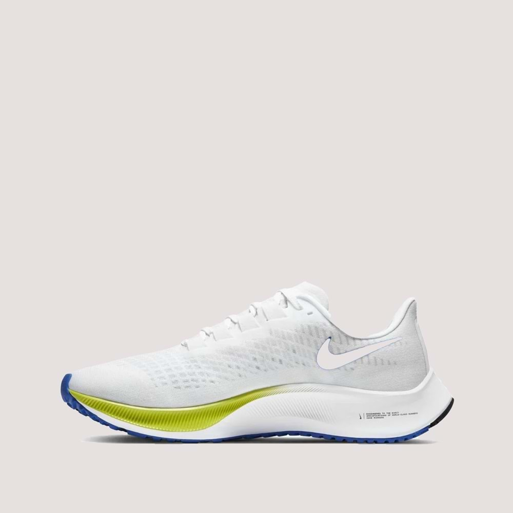 Nike Air Zoom Pegasus 37 Erkek Koşu Ayakkabısı 44 BEYAZ-SARI