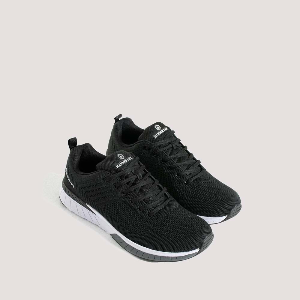 Hammerjack Manaus Erkek Spor Ayakkabı - Siyah-Beyaz - 43