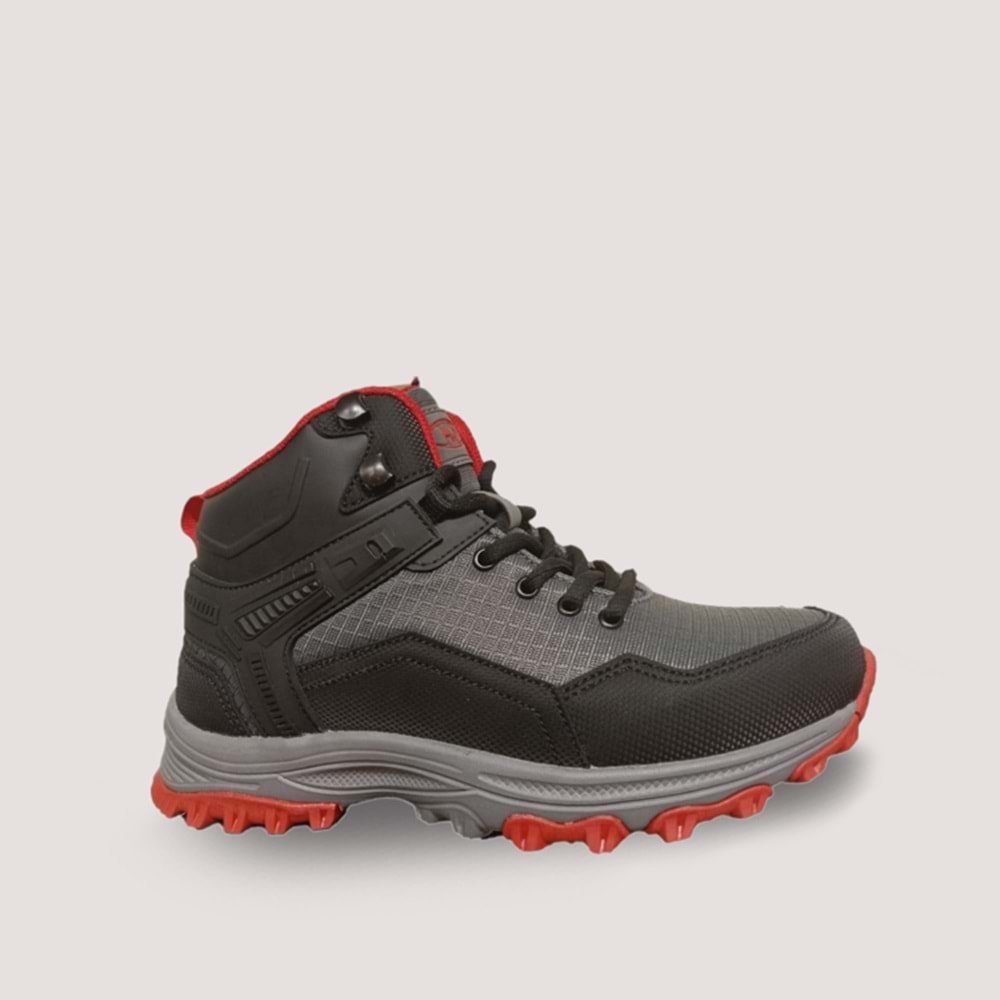 1303 Unisex Trekking Bot 37 SİYAH-KIRMIZI