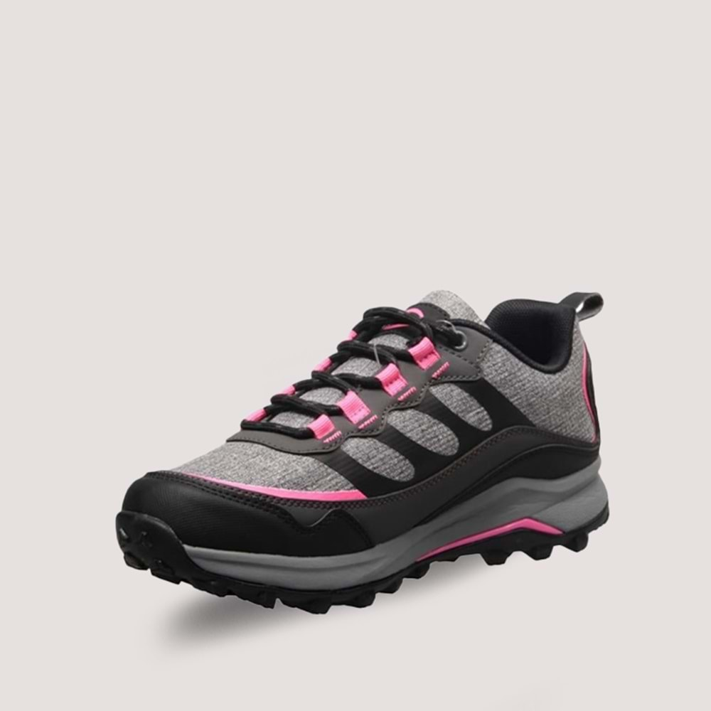 1214 Kadın Outdoor Trekking Spor Ayakkabı 39 GRİ-PEMBE