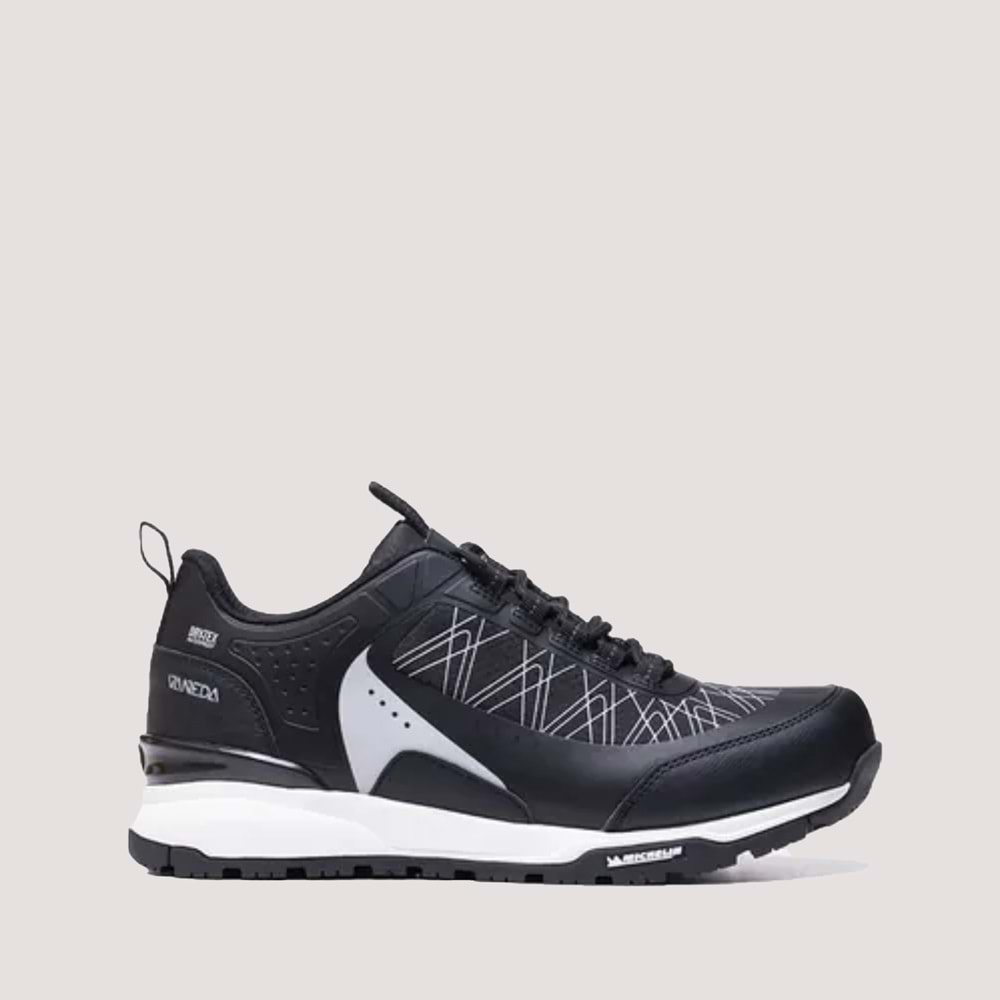 Vaneda 1291 V-Mich Alpin Pro Waterproof Erkek Ayakkabı - Siyah-Beyaz - 43