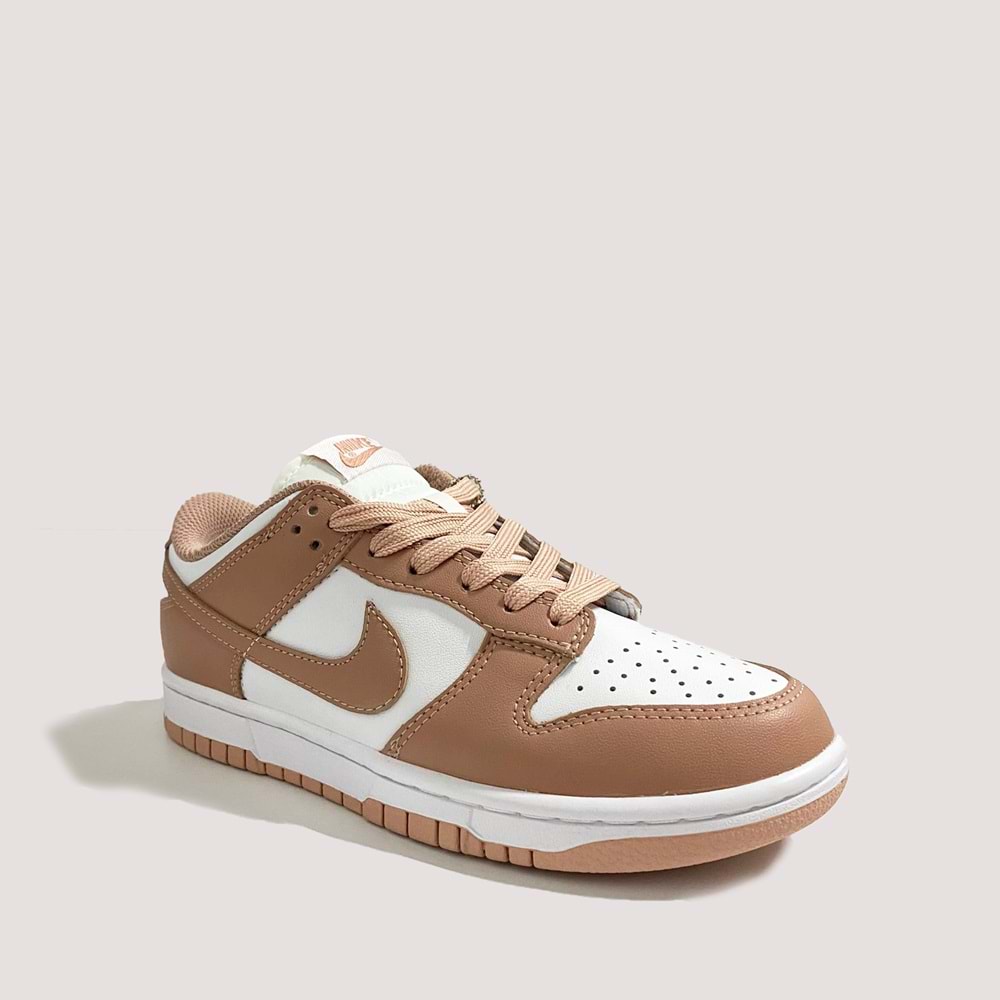 Nike W Dunk Low Kadın Sneaker - Gül Kurusu - 37,5