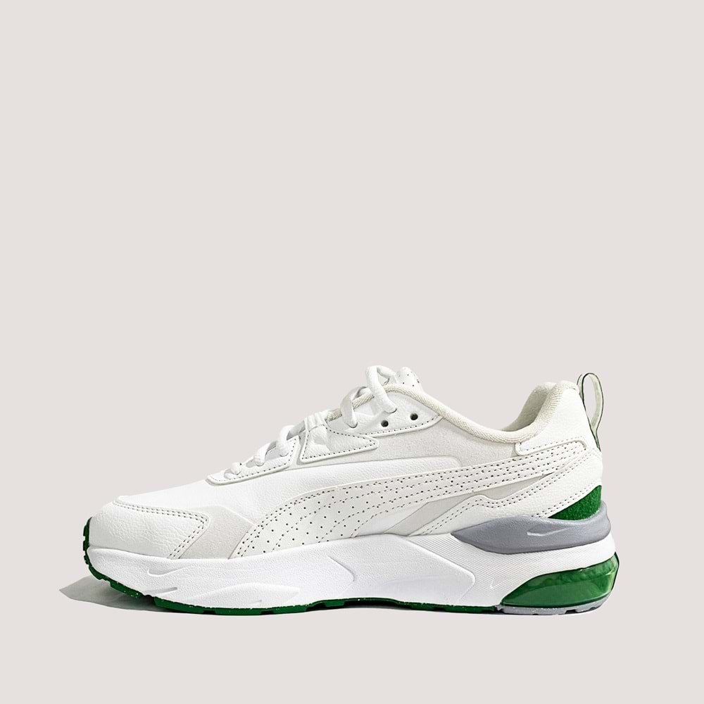 Puma Visk2 Better Erkek Spor Ayakkabı - Beyaz-Yeşil - 42,5