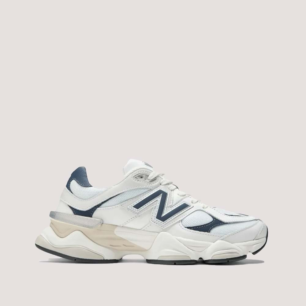 New Balance 9060 BEIGE Lifesytle Sneaker - Beyaz-Mavi - 42