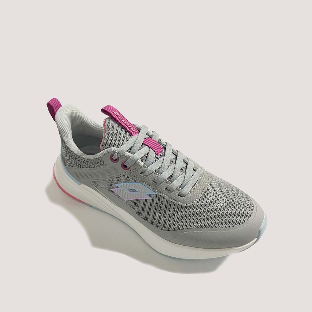 Lotto Riley Kadın Koşu Ayakkabısı - Gri-Gümüş - 40