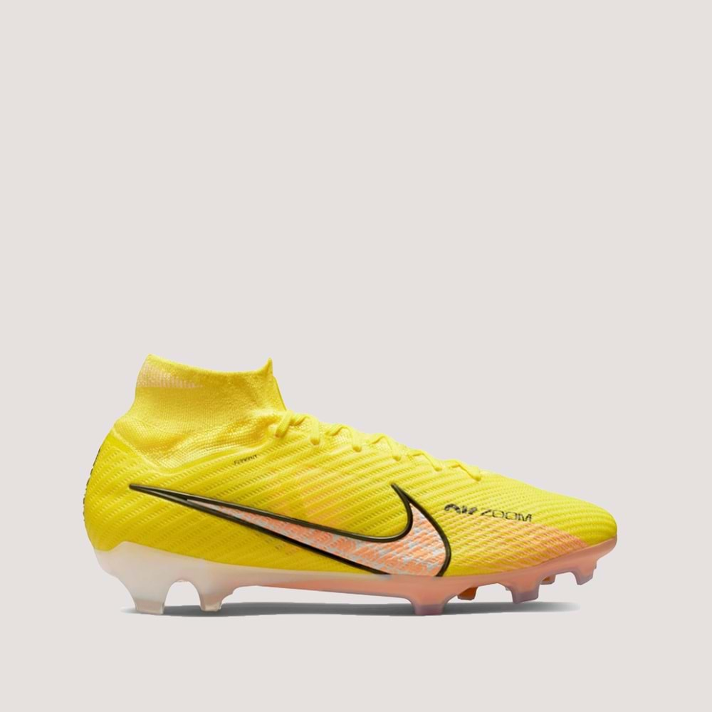 Nike Mercurial Zoom Superfly 9 Elite Krampon - Sarı - 45