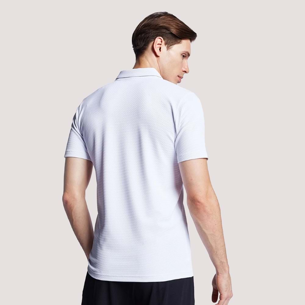 Lescon 1275 Erkek Polo Yaka Tshirt - Beyaz - XL