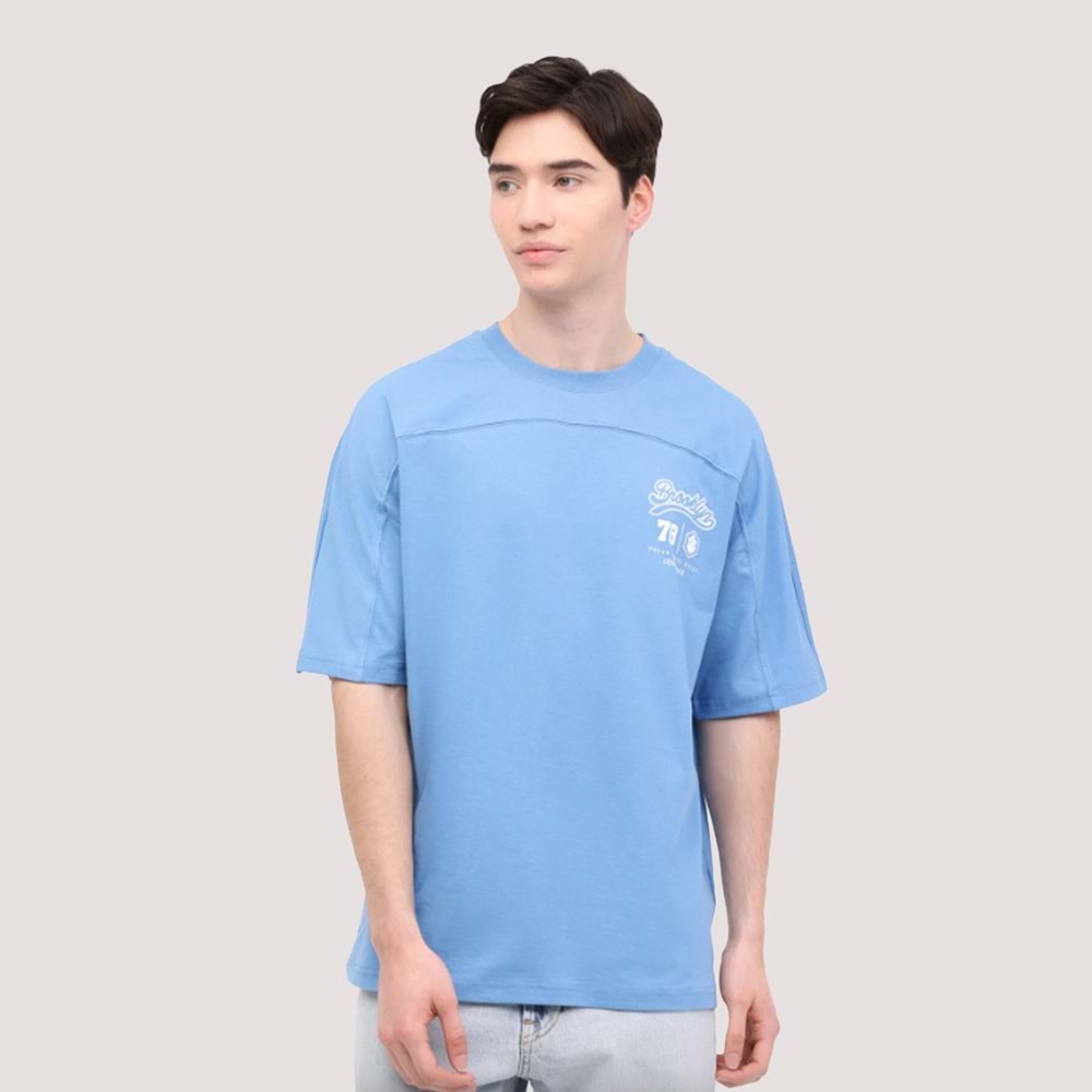 Lumberjack ML Chase Erkek Tshirt - Mavi - XXL