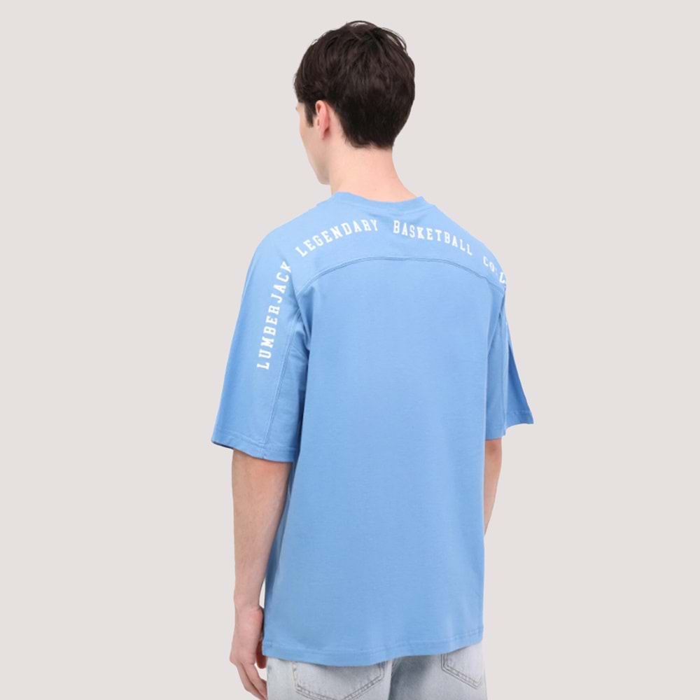 Lumberjack ML Chase Erkek Tshirt - Mavi - XXL