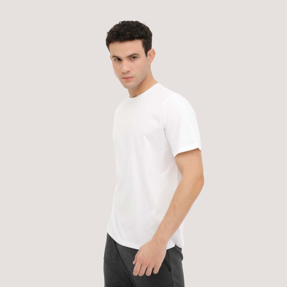 Kinetix SN220 Erkek Tshirt - Beyaz - S