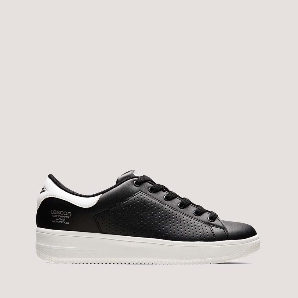 Lescon Elegance 2 Unisex Günlük Ayakkabı - Siyah-Beyaz - 36