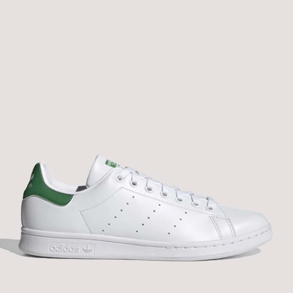 Adidas Stan Smith FX5502 Erkek Ayakkabı - Beyaz-Yeşil - 42