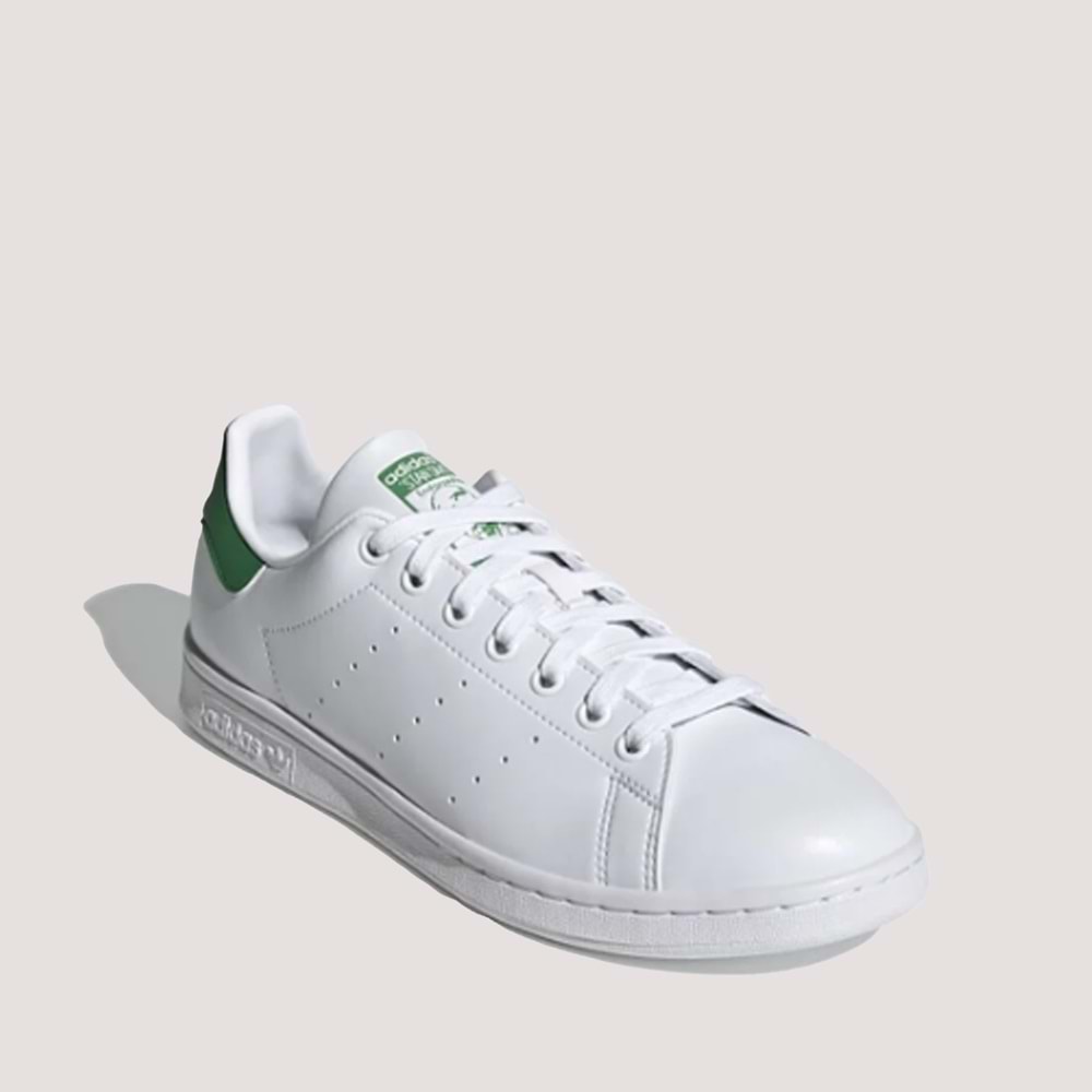 Adidas Stan Smith FX5502 Erkek Ayakkabı - Beyaz-Yeşil - 42