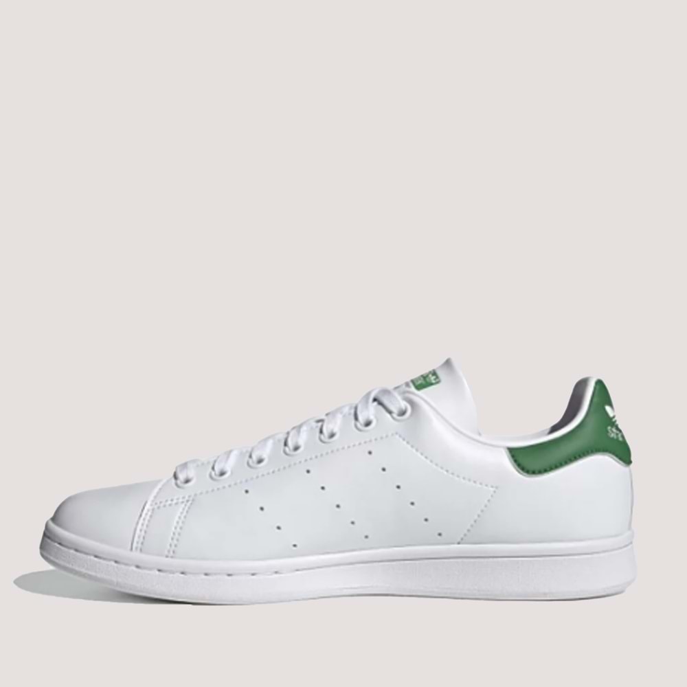 Adidas Stan Smith FX5502 Erkek Ayakkabı - Beyaz-Yeşil - 42