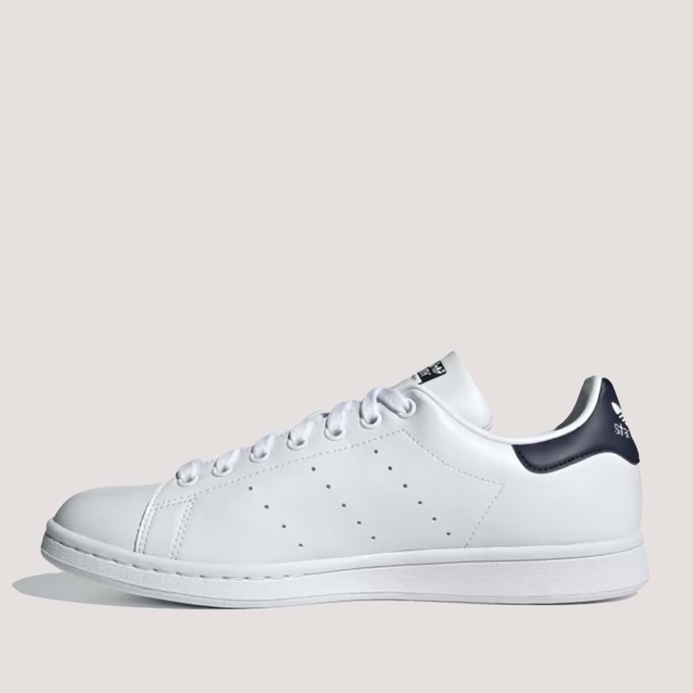 Adidas Stan Smith FX5501 Unisex Ayakkabı - Beyaz-Lacivert - 38