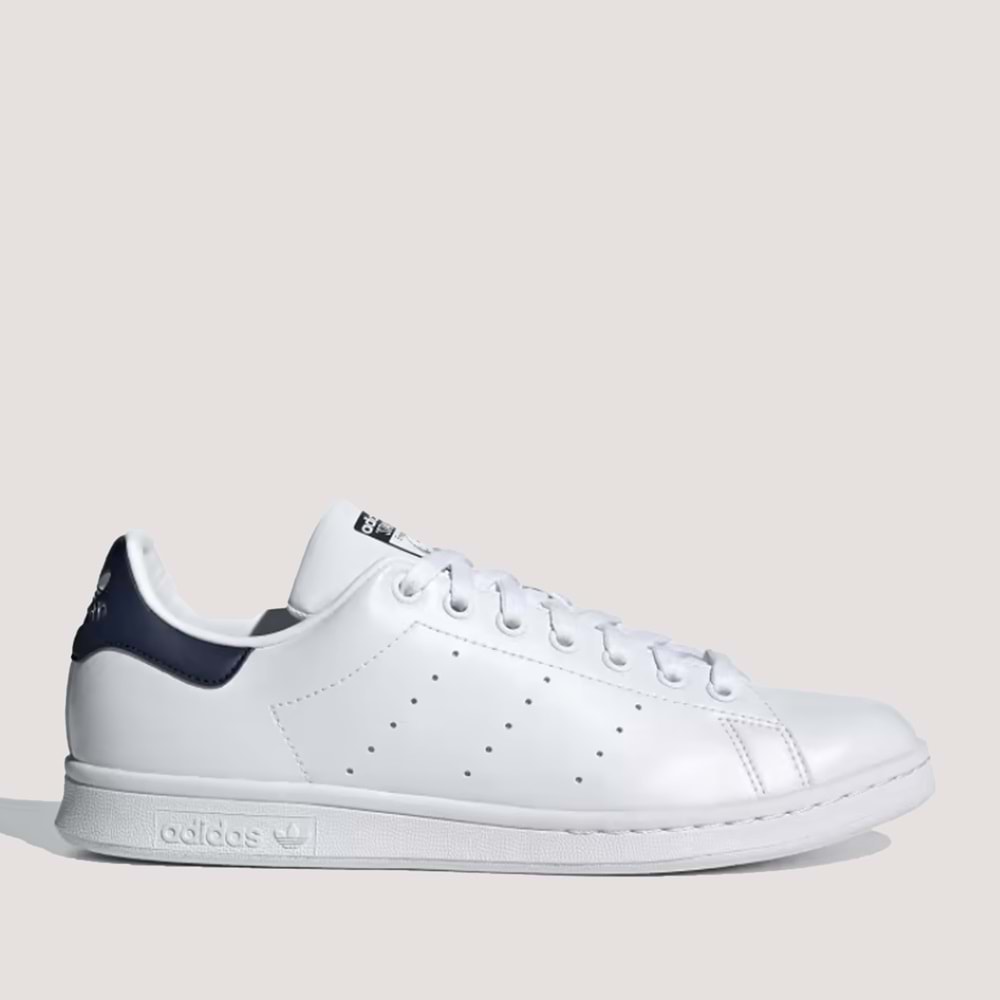 Adidas Stan Smith FX5501 Unisex Ayakkabı - Beyaz-Lacivert - 39