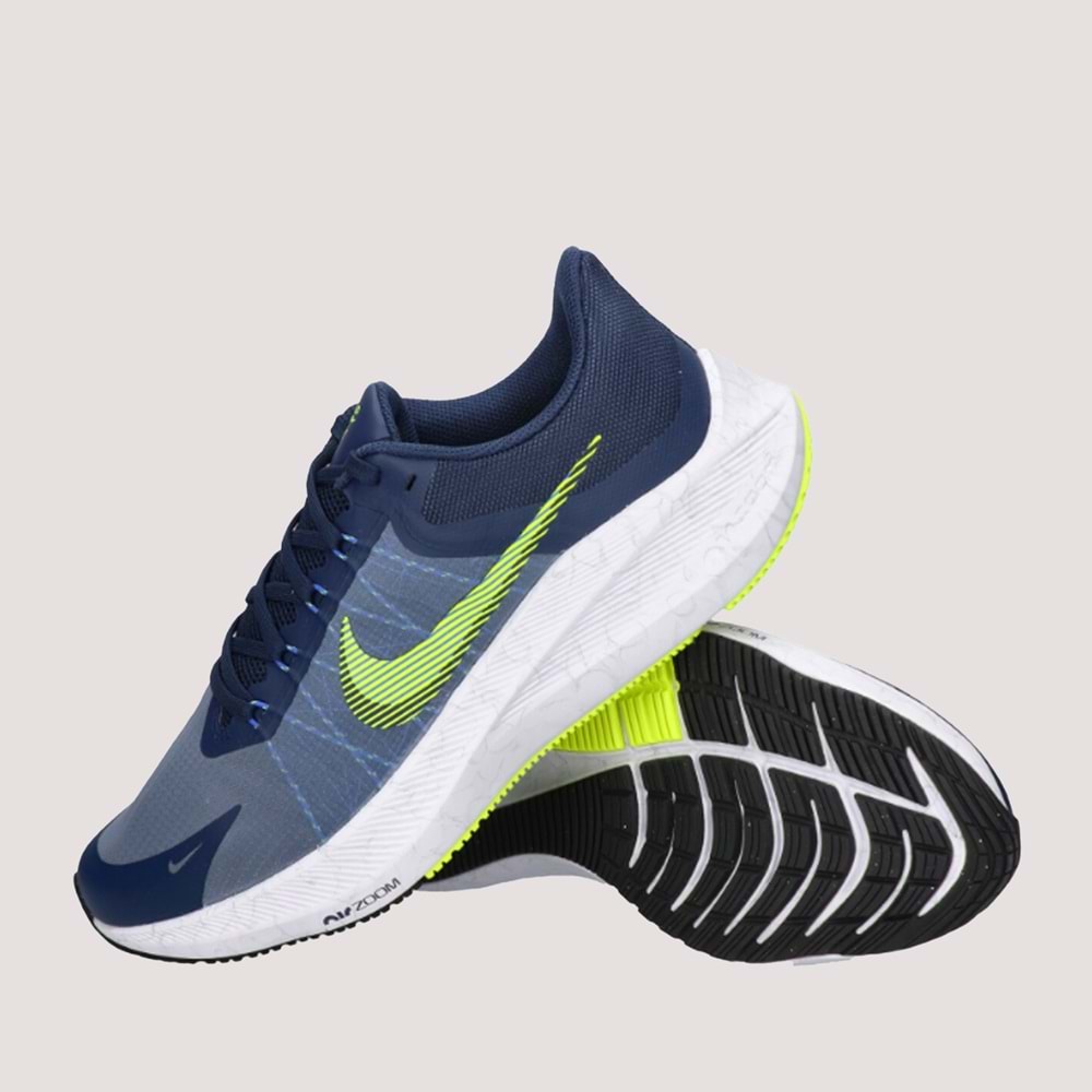 Nike Air Zoom CW3416 401 Erkek Spor Ayakkabı - Gri-Laci-Yeşil - 40