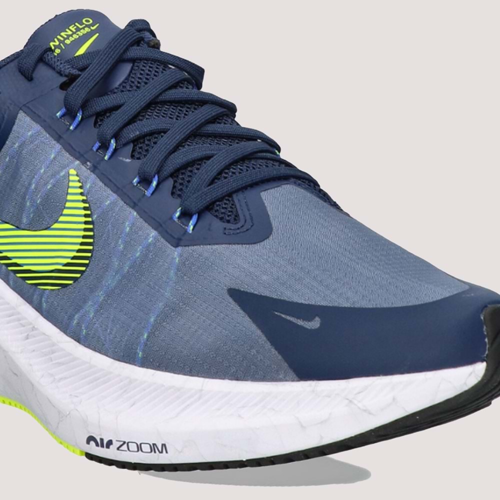 Nike Air Zoom CW3416 401 Erkek Spor Ayakkabı - Gri-Laci-Yeşil - 44