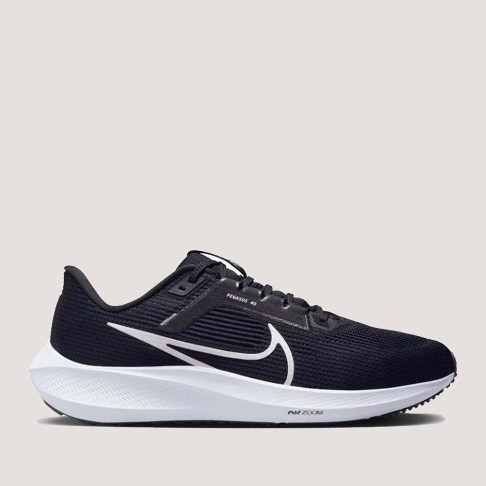 Nike Air Zoom Pegasus CW8655.001 Erkek Spor Ayakkabı - Siyah-Beyaz - 40