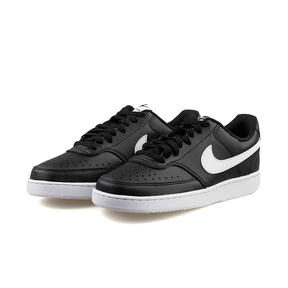 Nike Court Vision LO NN 2987.001 Erkek Günlük Ayakkabı - Siyah-Beyaz - 41