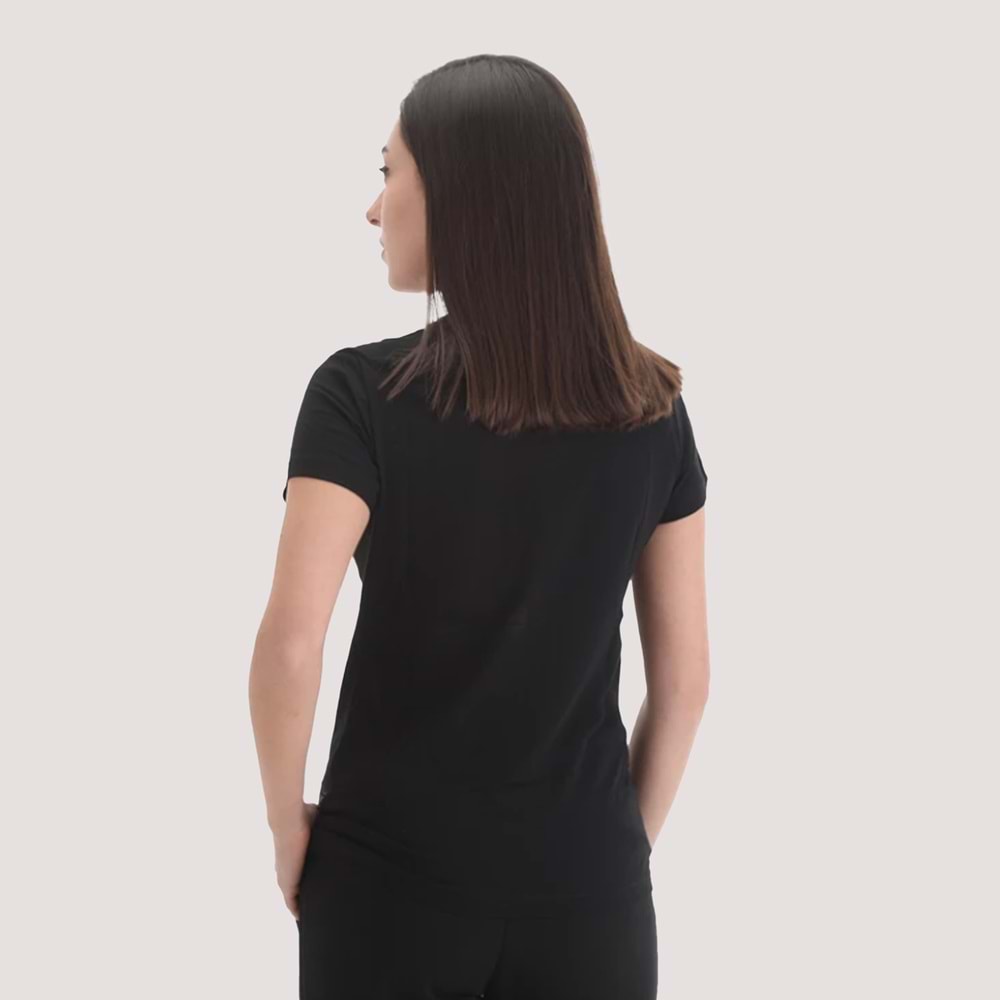 Ess Logo Tee Unisex Tshirt - Siyah - M