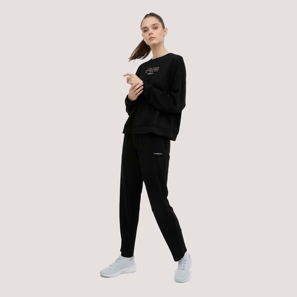 Carla 22CT693 4PR Kadın Eşofman Altı - Siyah - L