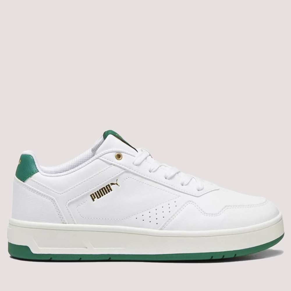 Court Classic Unisex Spor Ayakkabı 39501803 - Beyaz-Yeşil - 37,5