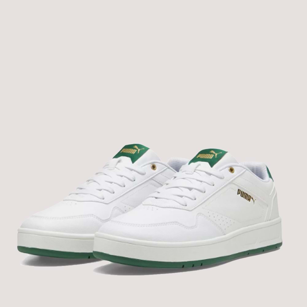 Court Classic Unisex Spor Ayakkabı 39501803 - Beyaz-Yeşil - 37,5