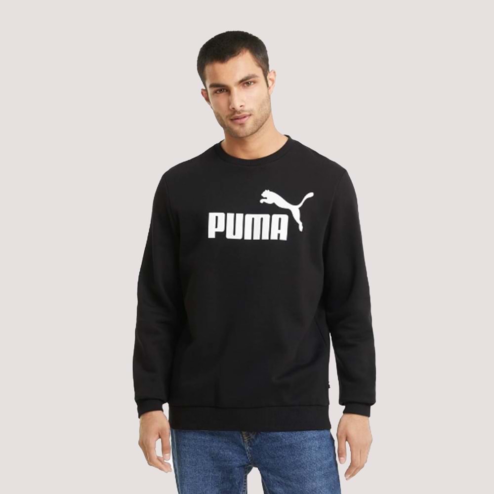 Ess Big Logo Crew 24K Erkek Sweatshirt - Siyah - S