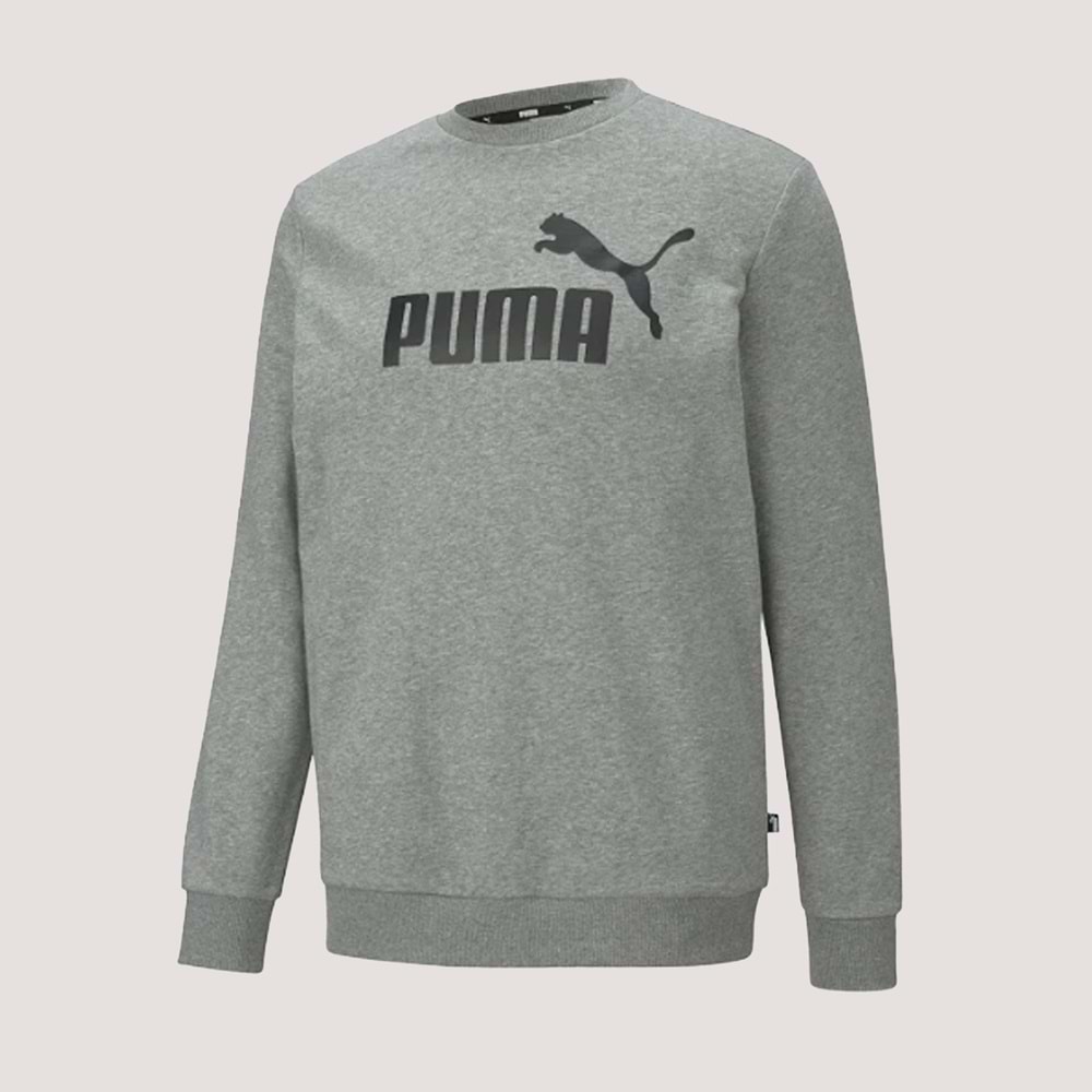 Ess Big Logo Crew 24K Erkek Sweatshirt - Gri - XL