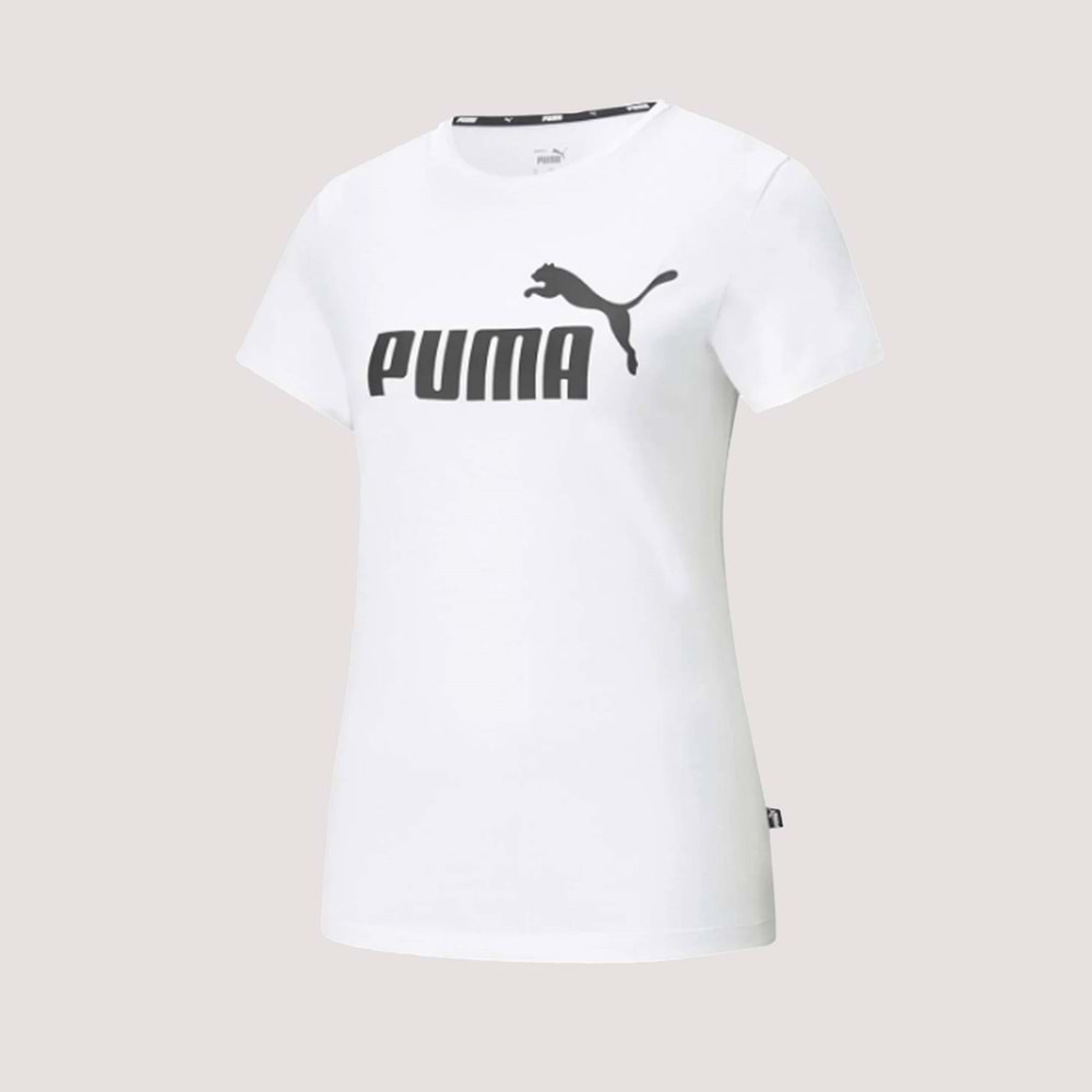 Ess Logo Tee 24K Kadın Tshirt - Beyaz - XS