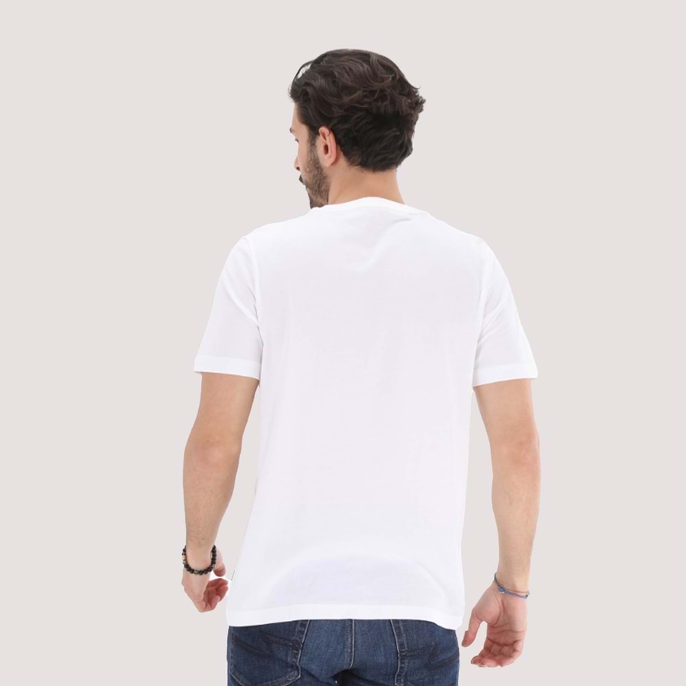 Ess Logo Tee Erkek 24K Beyaz Tshirt - Beyaz - XL