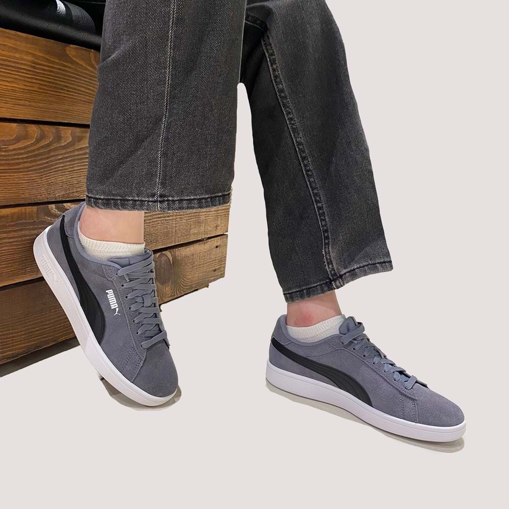 Smash 3.0 Unisex Spor Ayakkabı Gri 390984 - Gri - 39