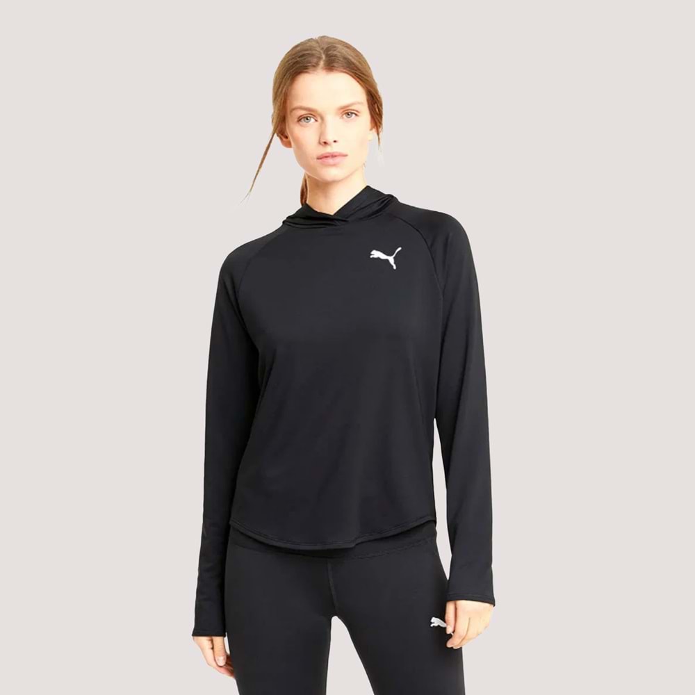Active Kadın Spor 58685801 Sweatshirt - Siyah - XS