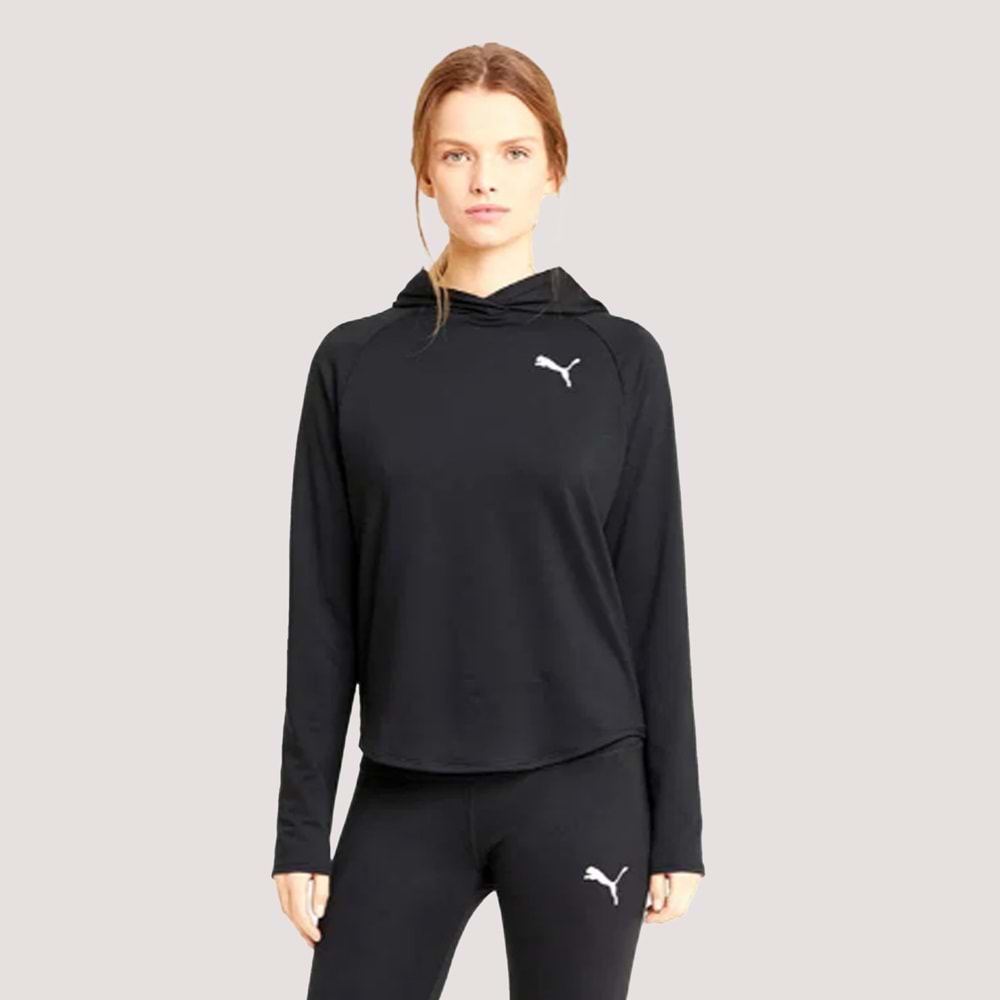 Active Kadın Spor 58685801 Sweatshirt - Siyah - XS