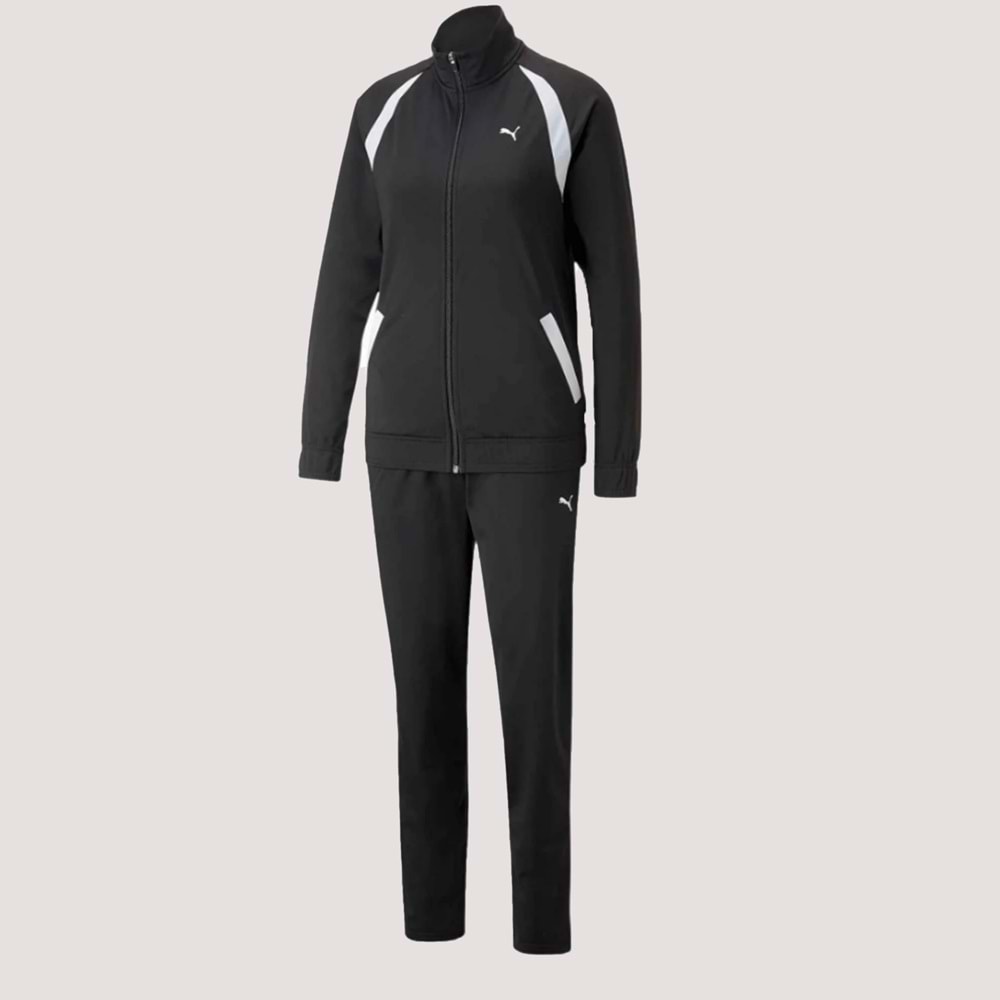 Classic Tricot Suit Op Eşofman Takımı - Siyah-Beyaz - M