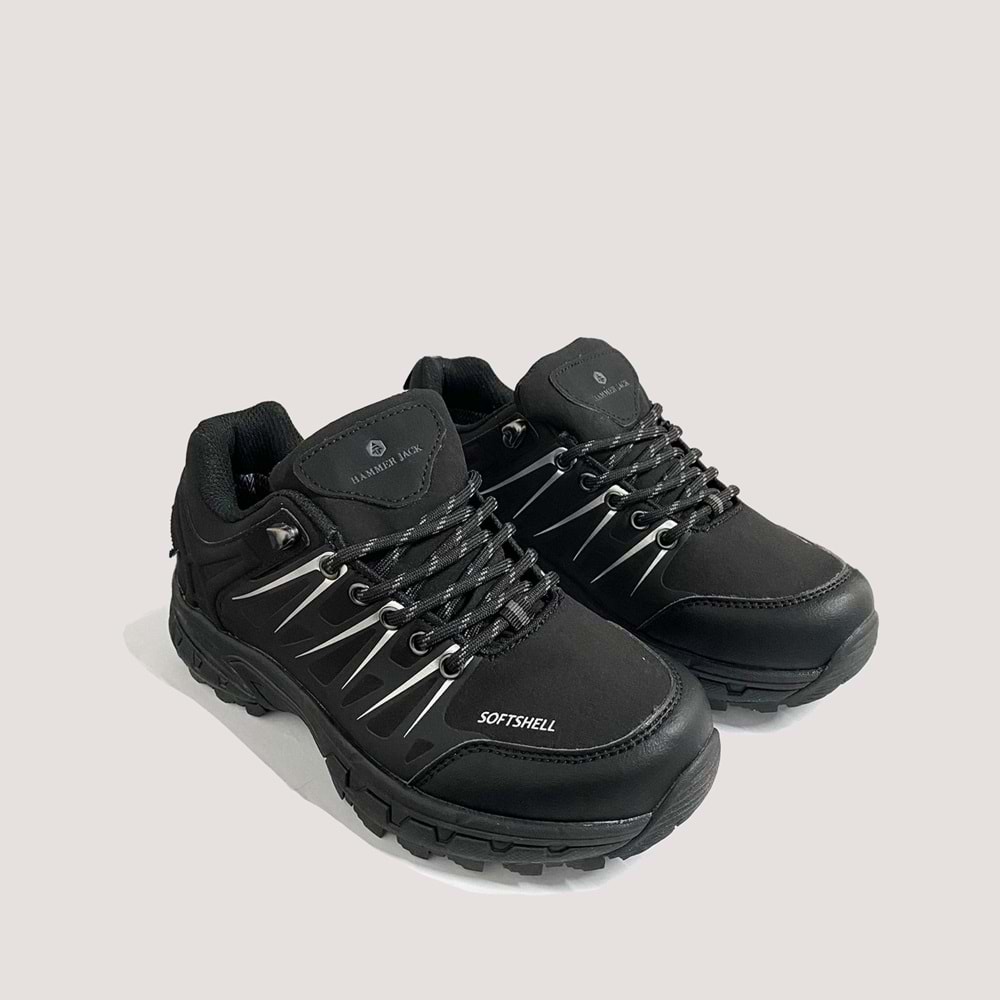 Unisex Waterproof Spor Ayakkabı 19905-G - Siyah - 36