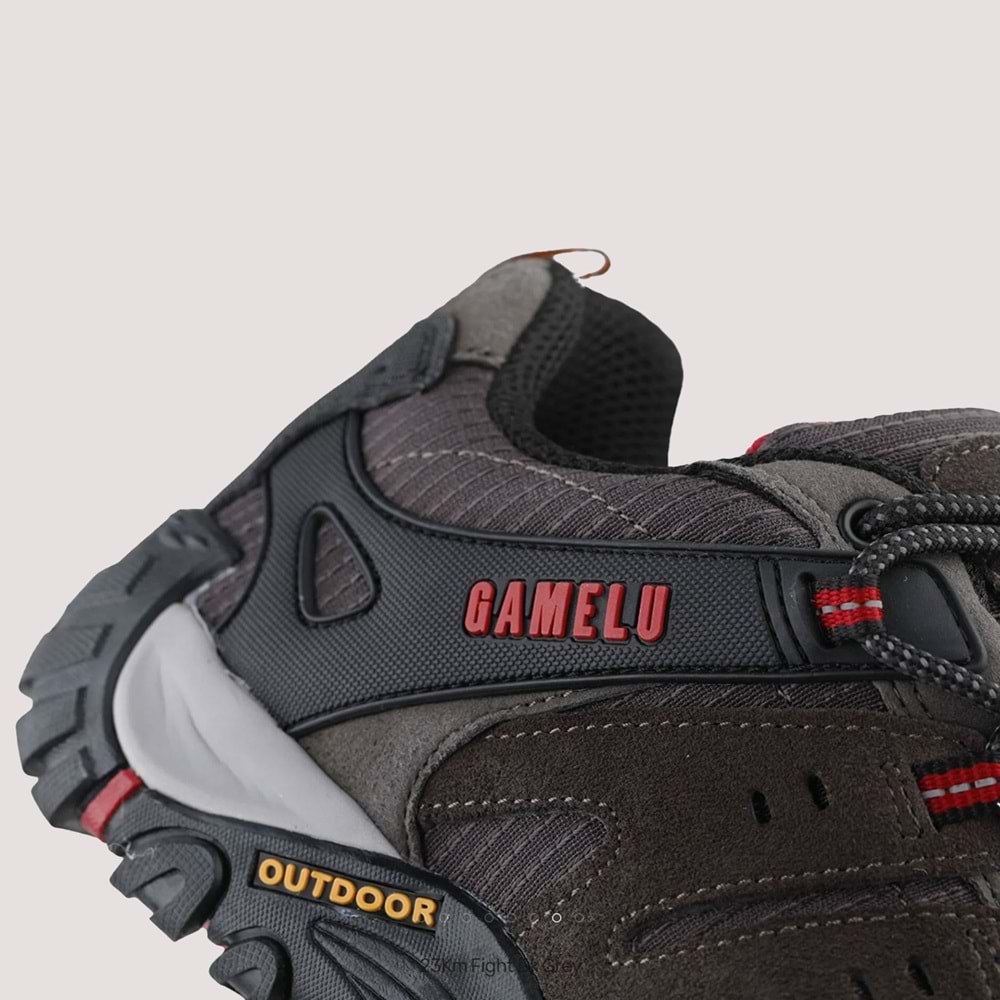 Fight 24KM Erkek Waterproof Outdoor Ayakkabı - Koyu Gri - 41