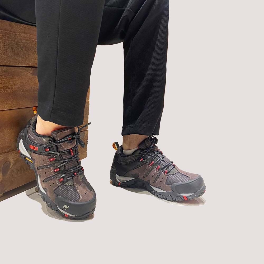 Fight 24KM Erkek Waterproof Outdoor Ayakkabı - Koyu Gri - 41