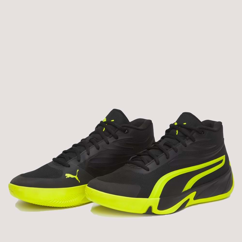 Court Pro Unisex Basketbol Ayakkabısı - Siyah-Yeşil - 37
