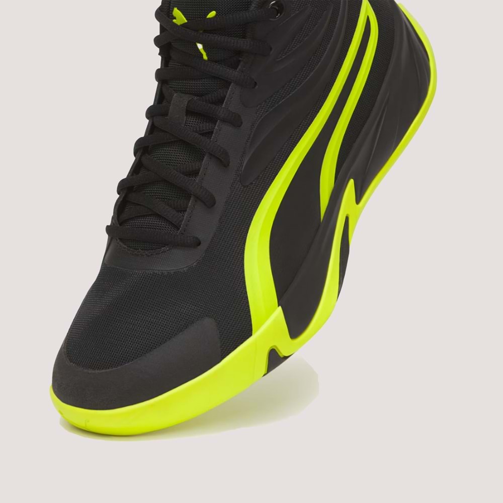 Court Pro Unisex Basketbol Ayakkabısı - Siyah-Yeşil - 37