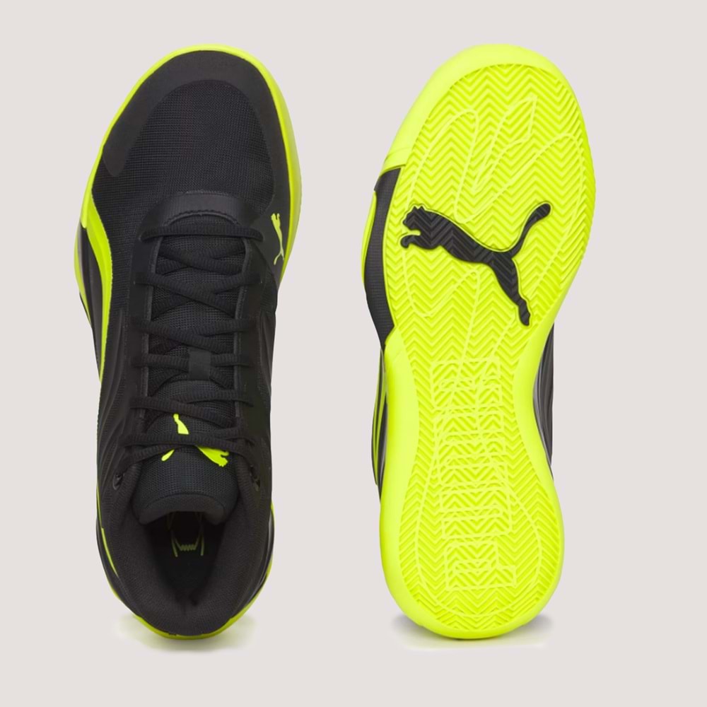 Court Pro Unisex Basketbol Ayakkabısı - Siyah-Yeşil - 37
