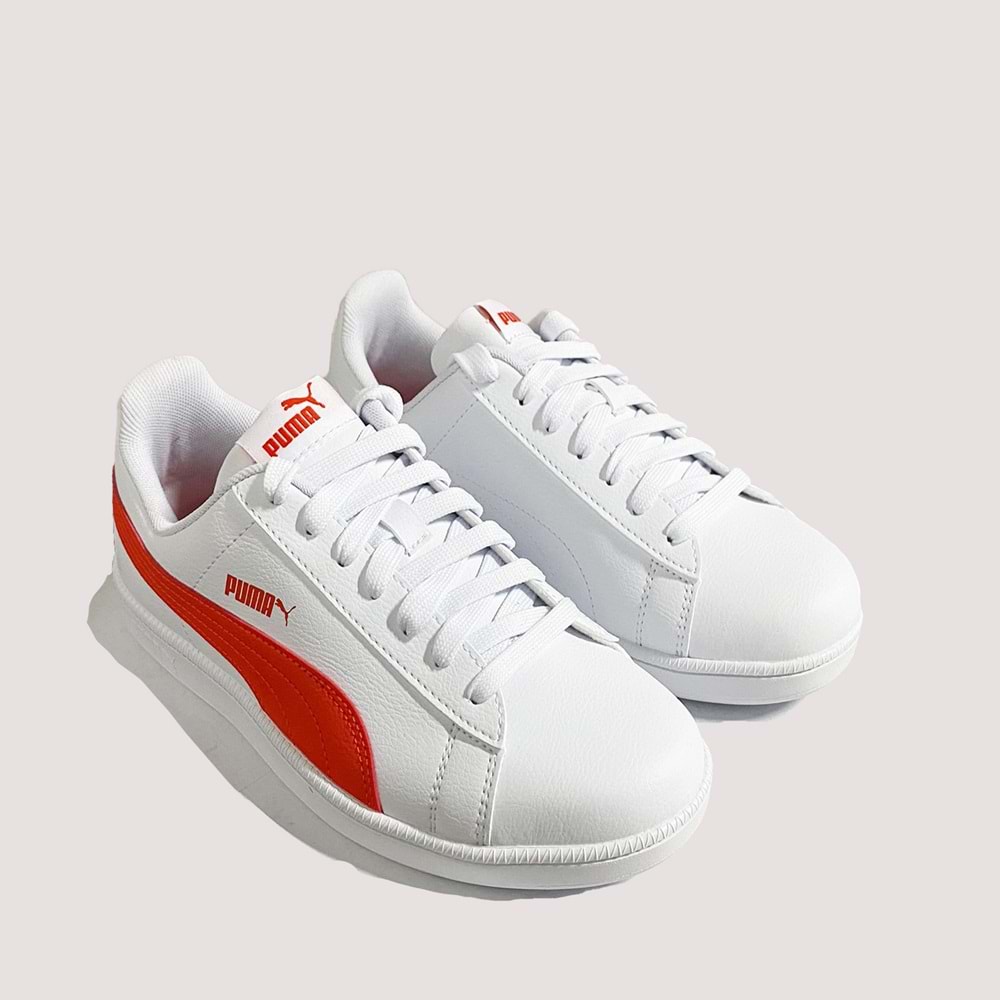 Puma Up Erkek Spor Ayakkabı 372605 50 - Beyaz-Turuncu - 42,5